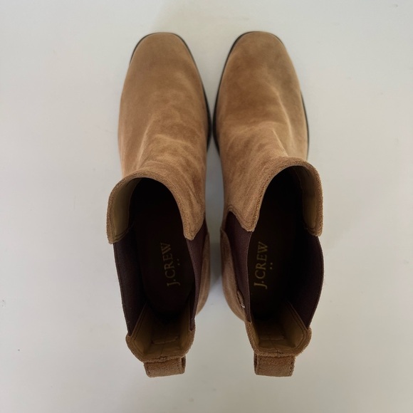 J. Crew Factory Sueded Chelsea Boots in Rich Coffee Brown, size 9.5 - Picture 6 of 12